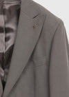 Kahverengi Düz Zeroweight Slim Fit Takım Elbise