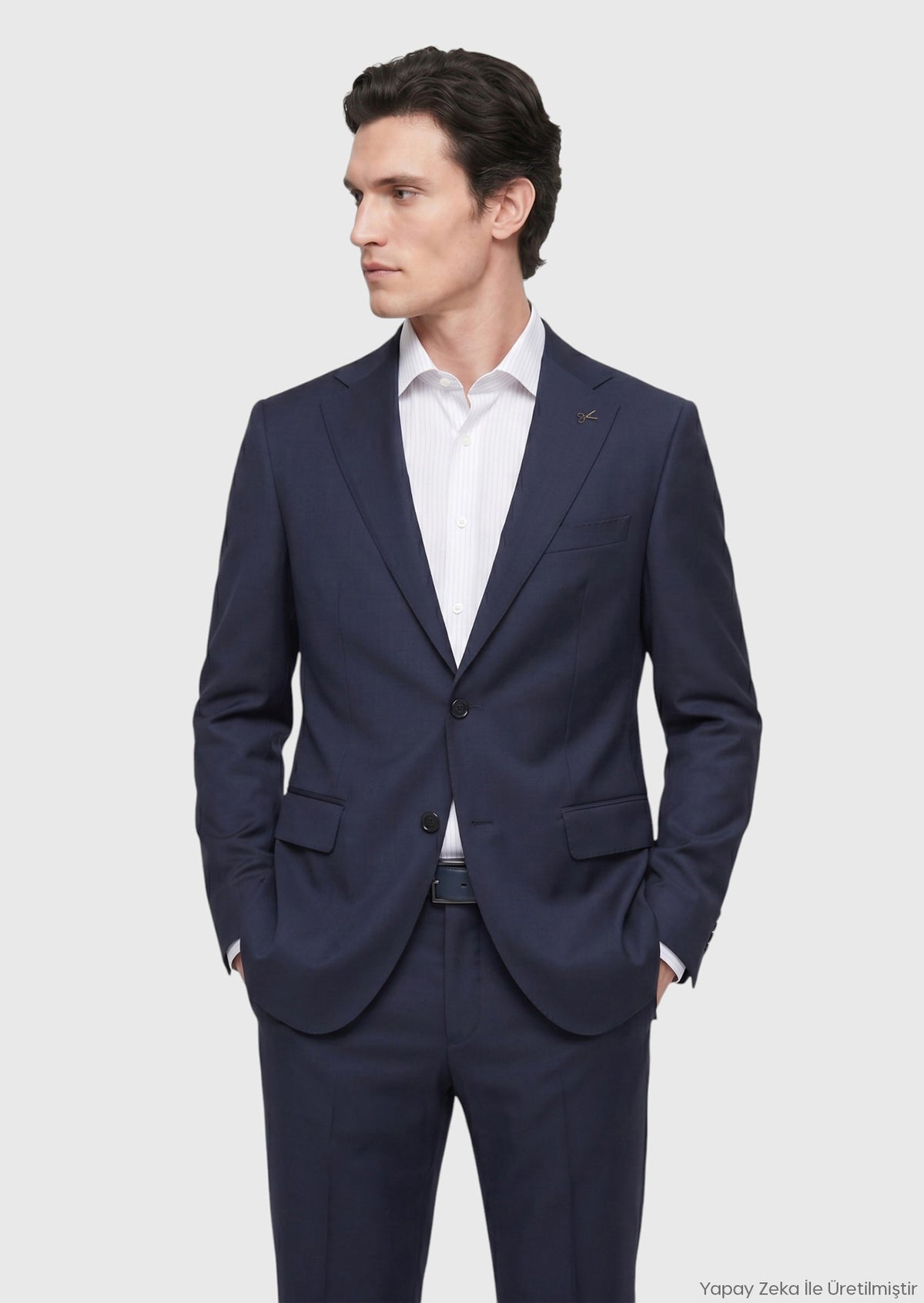 Saks Düz Regular Fit %100 Yün Takım Elbise