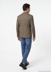 Haki Shirt Shoulder Slim Fit %100 Keten Ceket