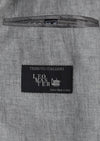 Gri Shirt Shoulder Slim Fit %100 Keten Ceket