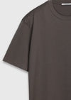 Vizon Düz Bisiklet Yaka %100 Pamuk T-Shirt