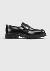 Siyah Deri Casual Loafer