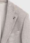 Koyu Bej Düz Shirt Shoulder Slim Fit Yün Karışımlı Örme Ceket