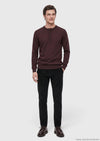 Mürdüm Düz Sweatshirt