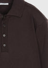 Kahverengi Düz Sweatshirt