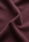 Bordo Düz Sweatshirt