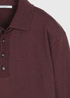 Bordo Düz Sweatshirt