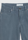 Koyu İndigo Düz Dokuma Regular Fit Casual Pamuk Karışımlı Pantolon