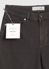 Koyu Kahve Düz Dokuma Regular Fit Casual Pamuk Karışımlı Pantolon