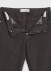 Koyu Kahve Düz Dokuma Regular Fit Casual Pamuk Karışımlı Pantolon