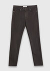 Koyu Kahve Düz Dokuma Regular Fit Casual Pamuk Karışımlı Pantolon