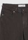 Koyu Kahve Düz Dokuma Regular Fit Casual Pamuk Karışımlı Pantolon