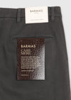 Antrasit Düz Dokuma Regular Fit Casual Pamuk Karışımlı Pantolon
