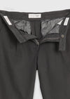 Antrasit Düz Dokuma Regular Fit Casual Pamuk Karışımlı Pantolon