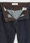 Lacivert Düz Regular Fit Denim Pamuk Karışımlı Pantolon