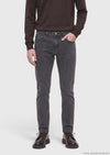Antrasit Dokuma Slim Fit Casual Pamuk Karışımlı Pantolon