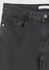 Antrasit Dokuma Slim Fit Casual Pamuk Karışımlı Pantolon