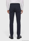Lacivert Dokuma Slim Fit Casual Pantolon