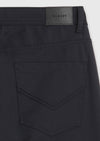 Lacivert Dokuma Slim Fit Casual Pantolon