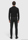 Siyah Dokuma Slim Fit Casual Pantolon