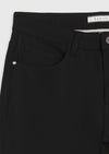 Siyah Dokuma Slim Fit Casual Pantolon