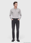 Siyah Regular Fit Denim Pamuk Karışımlı Pantolon