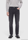 Siyah Regular Fit Denim Pamuk Karışımlı Pantolon