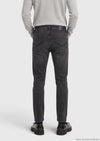 Siyah Regular Fit Denim Pamuk Karışımlı Pantolon