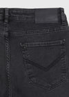 Siyah Regular Fit Denim Pamuk Karışımlı Pantolon