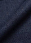 Lacivert Düz Slim Fit Denim Pamuk Karışımlı Pantolon