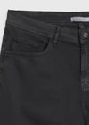 Antrasit Düz Dokuma Slim Fit Casual Pamuk Karışımlı Pantolon
