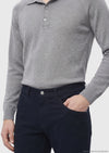 Lacivert Dokuma Regular Fit Casual Yün Karışımlı Pantolon