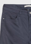 Mavi Düz Dokuma Regular Fit Casual Pamuk Karışımlı Pantolon