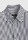 Siyah Casual Fit Uzun Dokuma Casual %100 Pamuk Gömlek