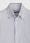 İndigo Düz Casual Fit Uzun Dokuma Casual %100 Pamuk Gömlek