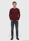 Koyu İndigo Regular Fit Denim Pamuk Karışımlı Pantolon