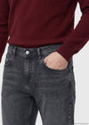 Koyu İndigo Regular Fit Denim Pamuk Karışımlı Pantolon