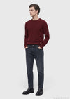 Koyu İndigo Regular Fit Denim Pamuk Karışımlı Pantolon