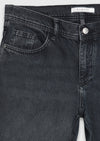 Koyu İndigo Regular Fit Denim Pamuk Karışımlı Pantolon