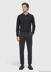 Gri Düz Dokuma Jogging Fit Casual Pantolon