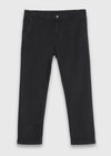 Gri Düz Dokuma Jogging Fit Casual Pantolon