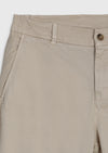 Bej Düz Dokuma Jogging Fit Casual Pantolon