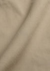 Haki Düz Dokuma Regular Fit Casual Yün Karışımlı Pantolon
