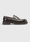 Kahverengi Deri Klasik Loafer