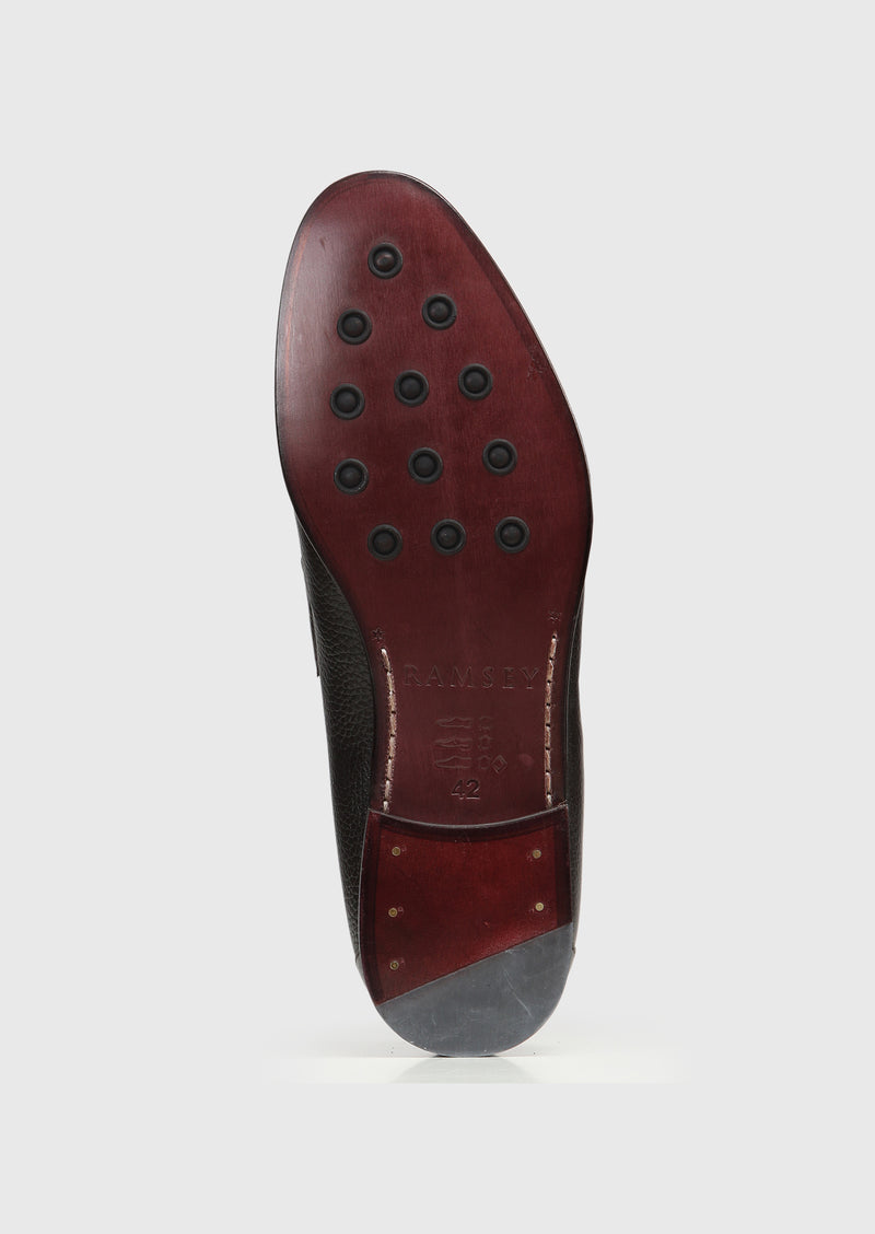 Kahverengi Deri Klasik Loafer