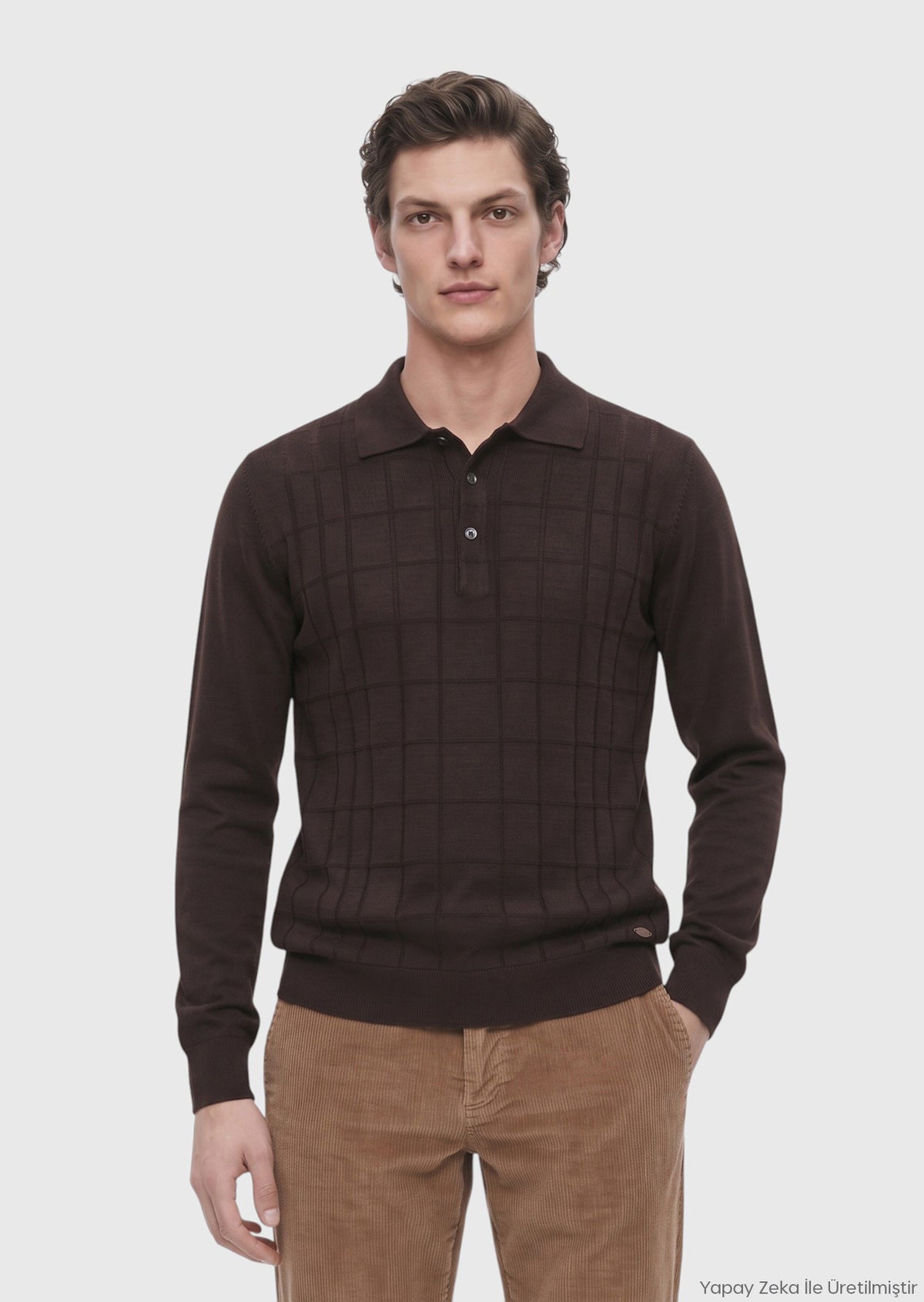 Brown Knitwear Sweatshirt