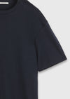 Lacivert Düz %100 Pamuk T-Shirt