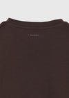 Kahverengi Düz %100 Pamuk T-Shirt