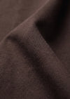 Kahverengi Düz %100 Pamuk T-Shirt