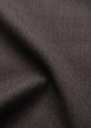 Kahverengi Düz Relaxed Fit %100 Yün Takım Elbise